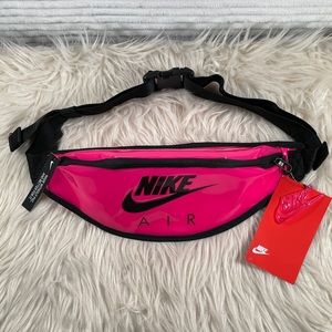 New Nike Heritage Fanny Pack Casual Pink Belt Bag